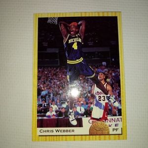 Classic Chris Webber 1993 draft  card